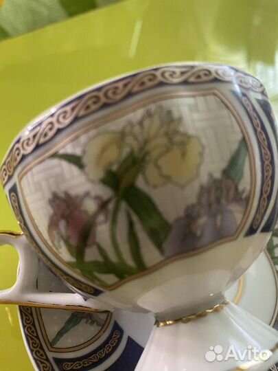 Фарфоровый кофейный набор