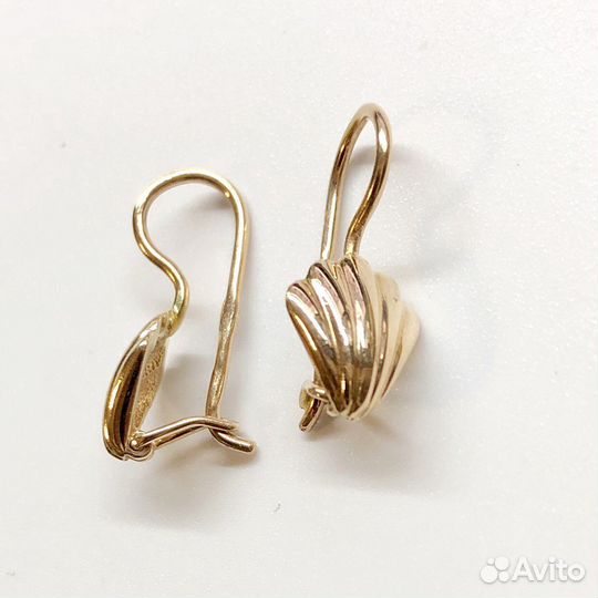 Золотые серьги 585 пробы