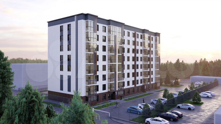 2-к. квартира, 76,6 м², 4/8 эт.