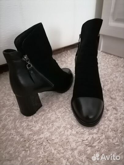 Ботильоны натуральная кожа женские демисезонные 40