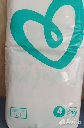 Подгузники трусики памперс 4