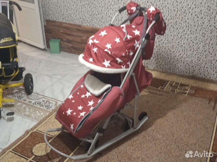 Коляска санки