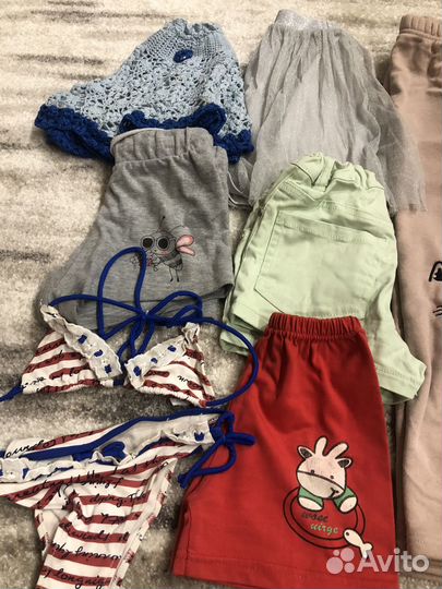 Детские вещи пакетом для девочек 122 128
