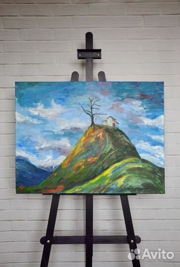 Картина маслом - На холмах