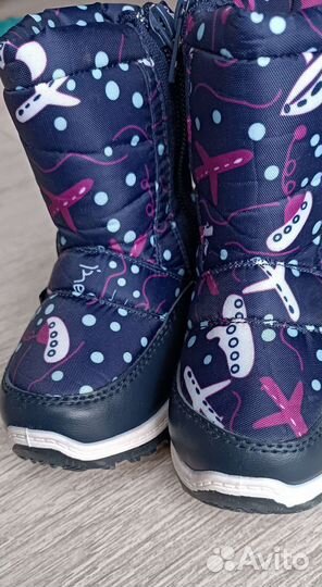 Сапоги для девочки 22р