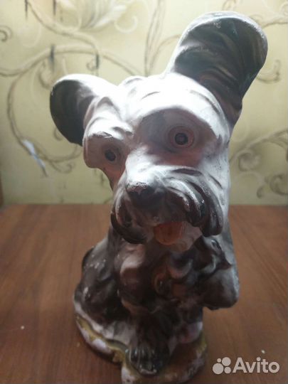 Собака гипсовая(копилка)