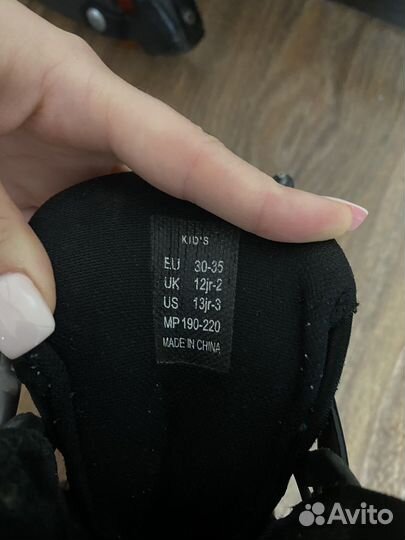 Роликовые коньки детские раздвижные