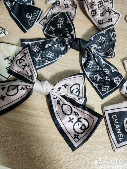 Заколка бант gucci,Chanel, Луи