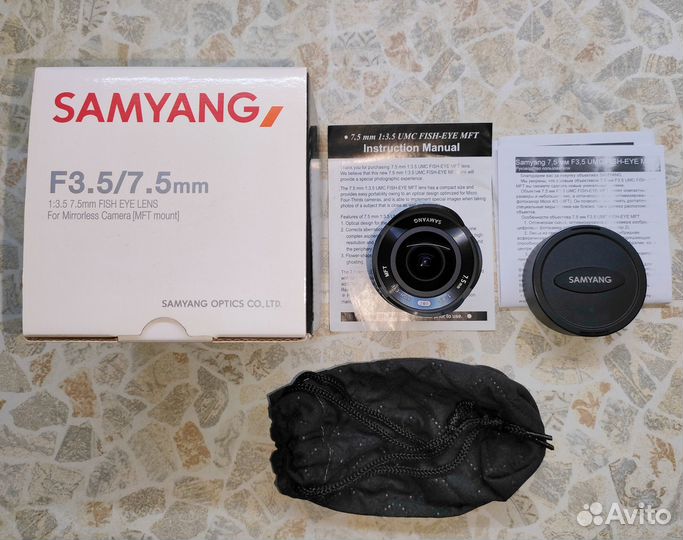 Объектив Samyang 7.5/3.5 MFT