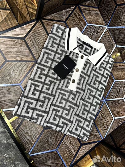 Футболка polo Balmain