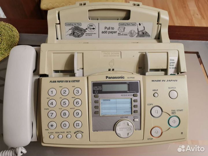 Факс Panasonic KX-FP362BX