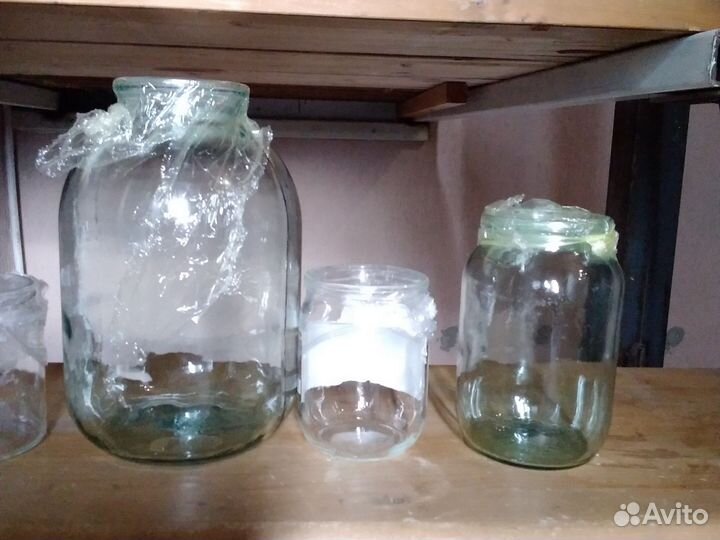 Стеклянные банки разные