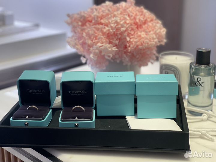 Обручальные кольца Tiffany для нее и него