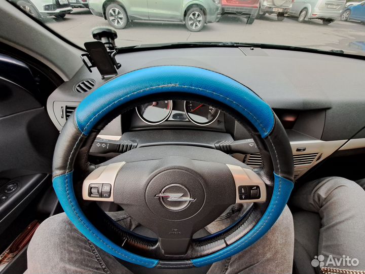 Оплётка для руля синяя opel astra, renault logan
