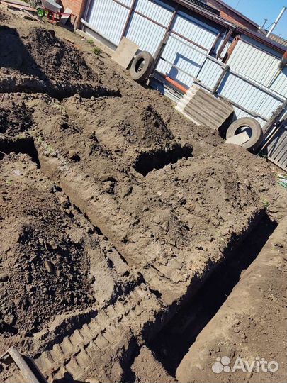 Услуги экскаватора бурение свай прокол дороги