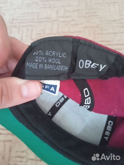 Бейсболка obey