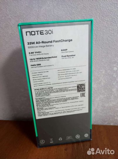 Infinix NOTE 30i, 8/256 ГБ