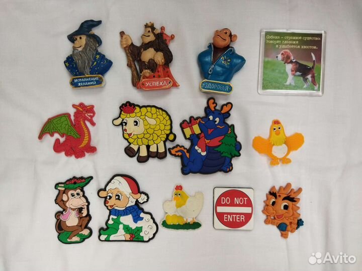 Магнитики на холодильник 13 штук