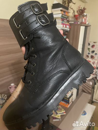 Mango ботинки натуральная кожа