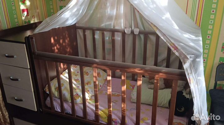 Детская кроватка трансформер