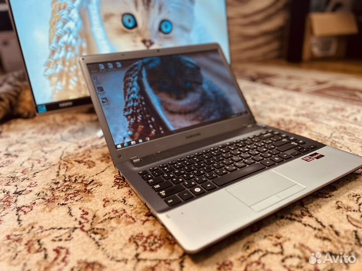 Мощный Ноутбук Samsung Amd A10/6гб/2 видюхи