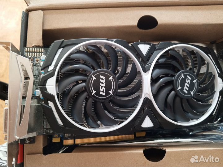 Видеокарта PCI-E MSI AMD Radeon RX 570 armor OC 40