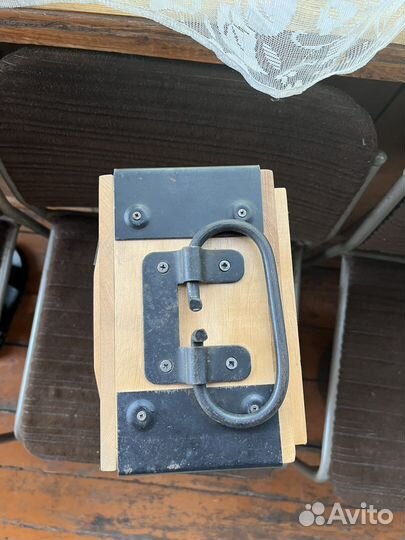 Деревянная коробка из под водки 