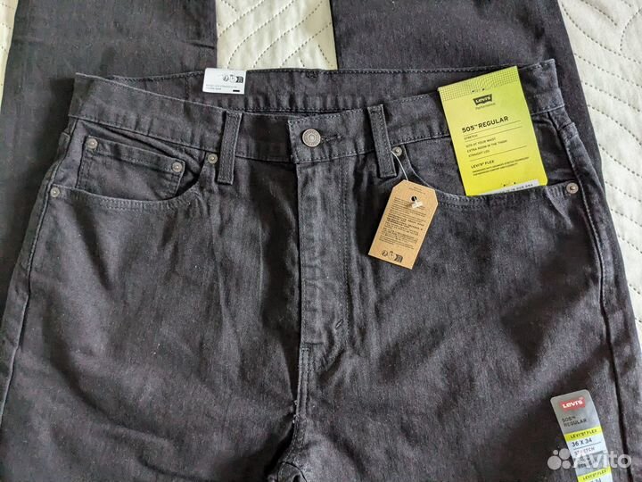 Мужские джинсы levis 505 36\34 оригинал из США