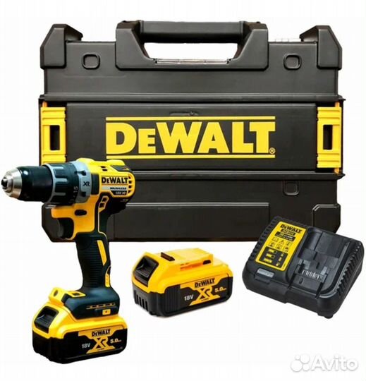 Бесщеточная дрель-шуруповерт dewalt DCD791P2