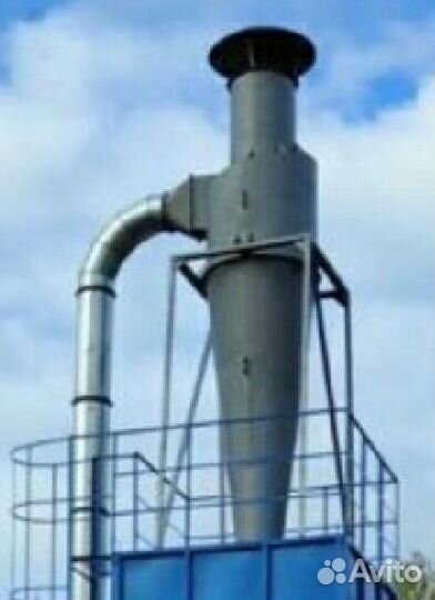 Циклоны, Бункеры, фильтровальные модули, эстакады