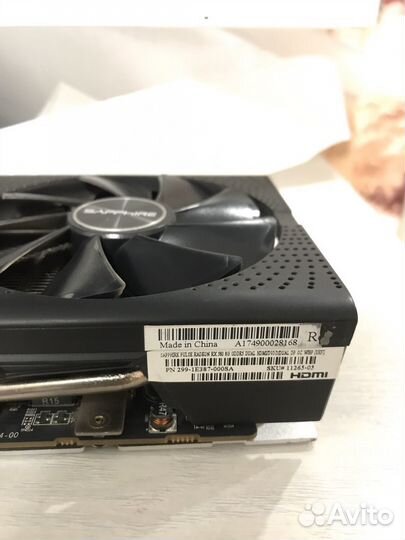 Видеокарта rx580 8gb sapphire