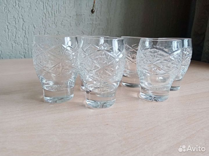 Рюмки хрустальные