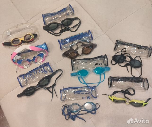 Очки для плавания детские и взрослые