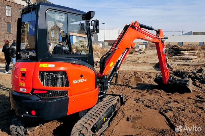 Мини-экскаватор Kubota KX037-4, 2023