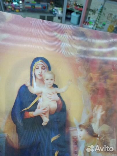 Советская Большая Стерео Икона Из СССР 1987 Год