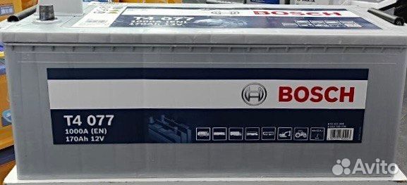 Грузовой аккумулятор Bosch T4 Blue 170Ah 1000A