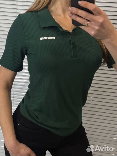 Футболка поло Miu Miu единый до 46