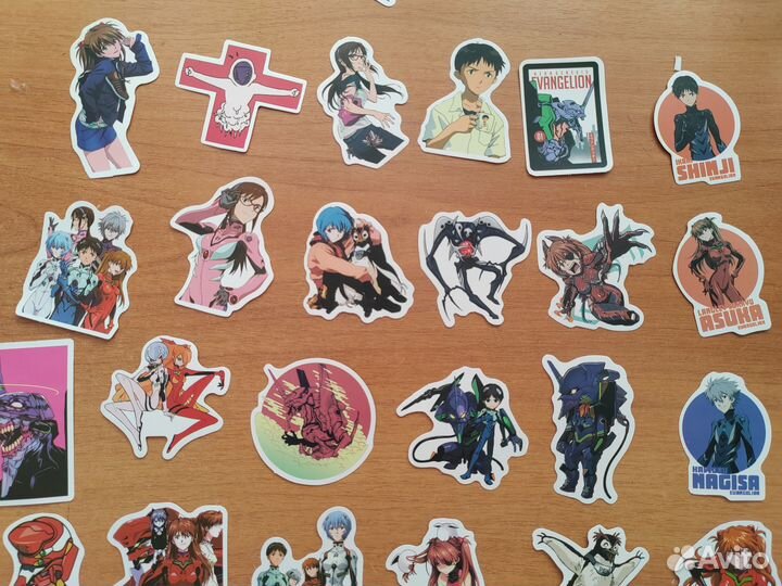 Аниме наклейки. Евангелион