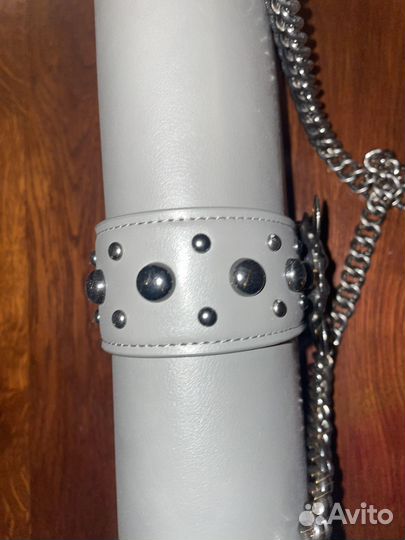 Сумка pinko натуральная кожа оригинал серая