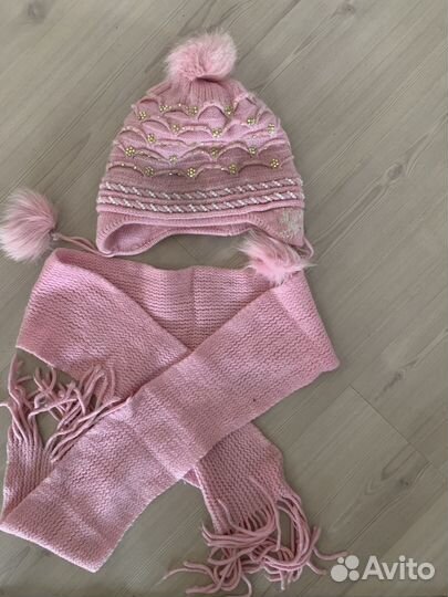 Комплект шапка, шарф