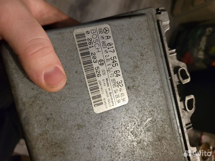 Эбу Mersedes-Benz M104 2.8 w202,w124,w210