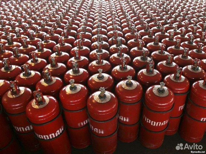 Газ в баллонах. Доставка