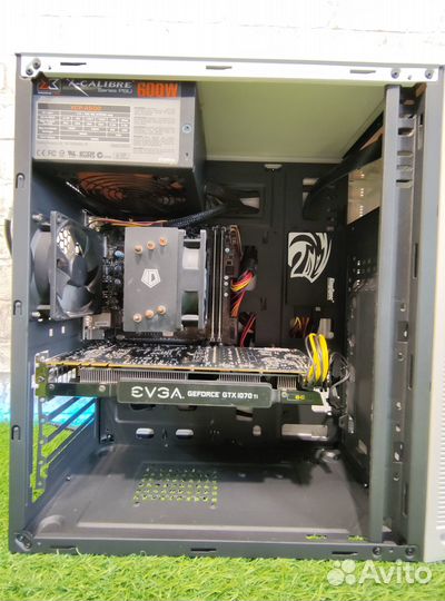 Игровой пк Ryzеn 5 2600 GTX 1070 Ti RAM32 SSD 512