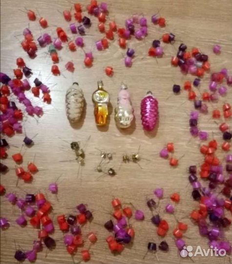 Ёлочные игрушки ссср. Гирлянда СССР