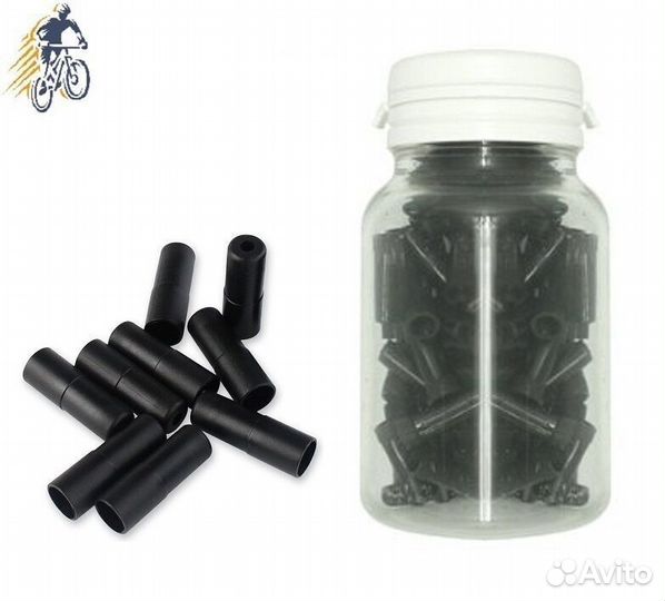 Наконечник оплетки тормоза, 5,0х12 мм, пластик., ч