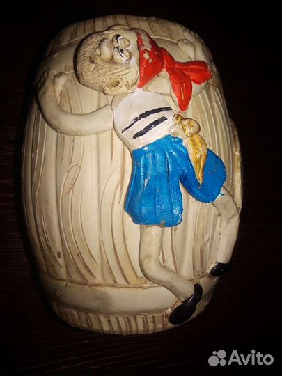 Копилка,гипс,размеры 13см