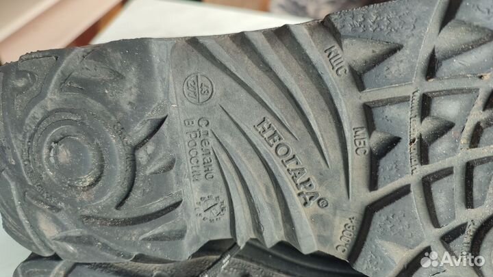 Осенние ботинки мужские, рабочие, спецовка