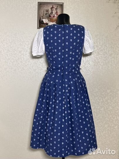 Баварский винтажный сарафан,48, Германия