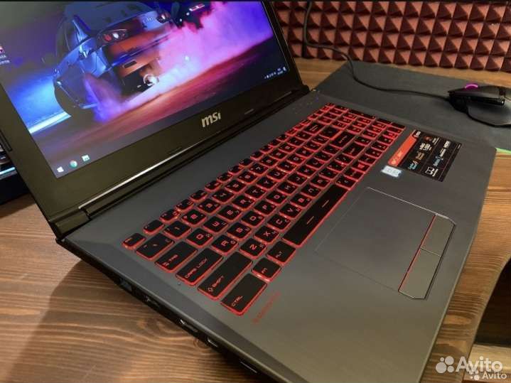 Игровой Ноутбук MSI GTX 1050, 16Gb, SSD, Core i5