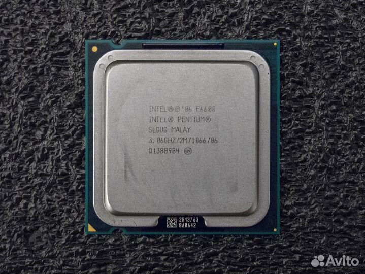 775 Intel Pentium E6600 / 2 ядра 3.06ghz